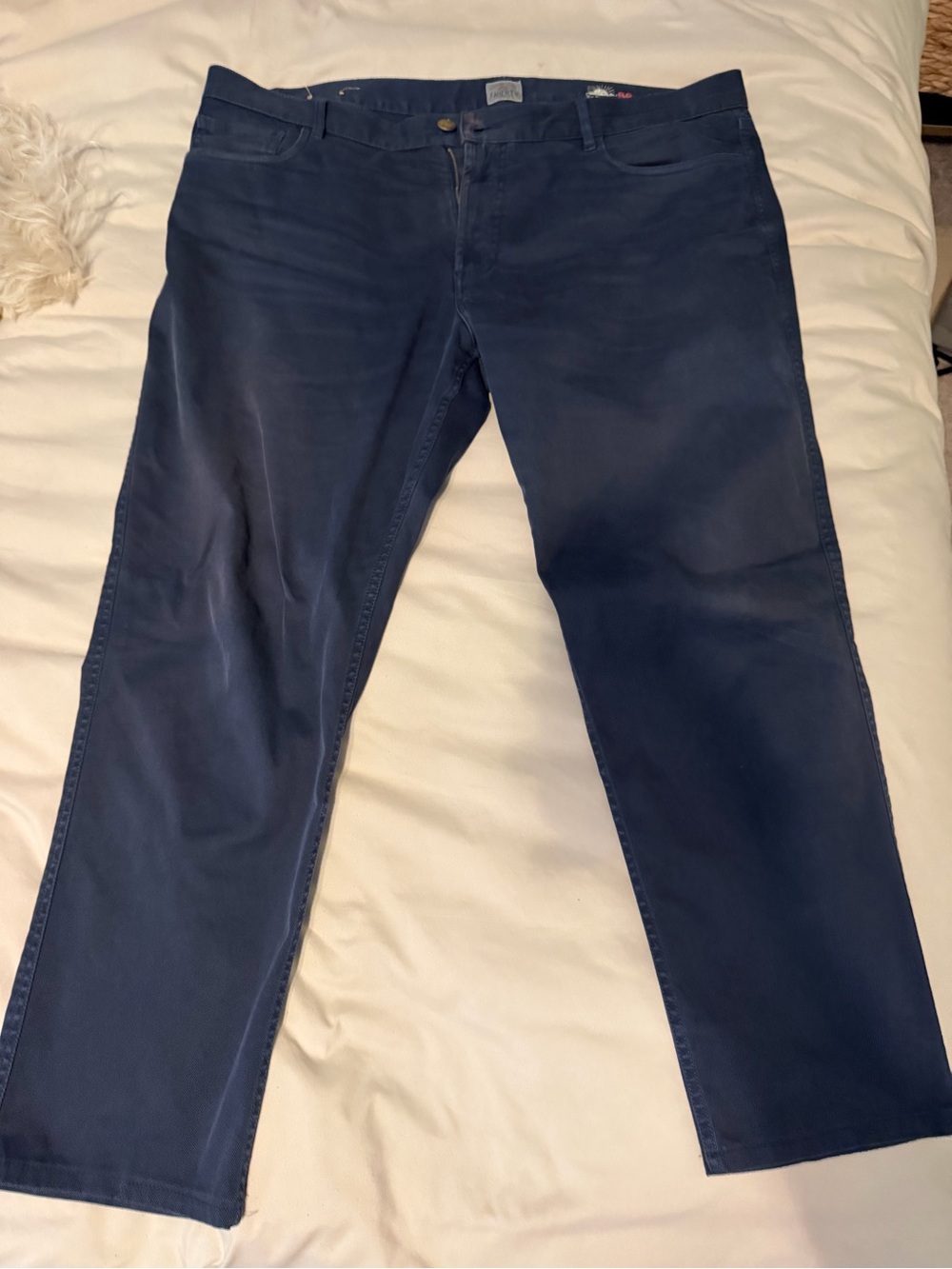 Faherty Men's Navy Blue Chinos